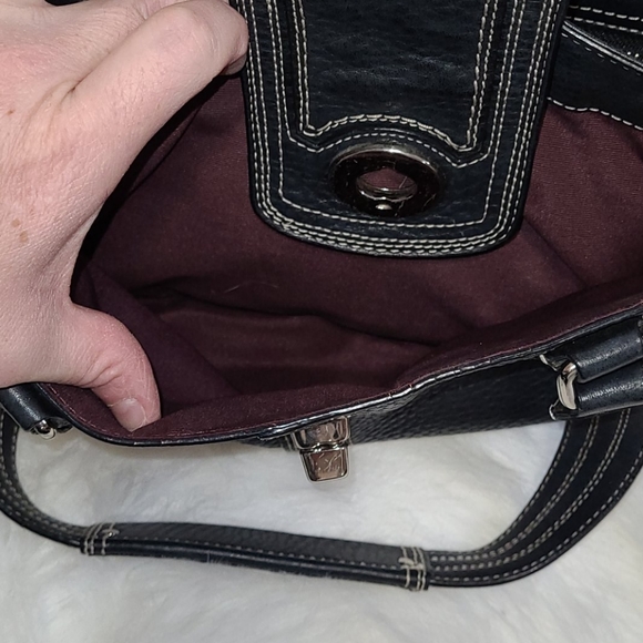 Coach pebble leather Hamilton Satchel bag F13961 - Picture 12 of 16